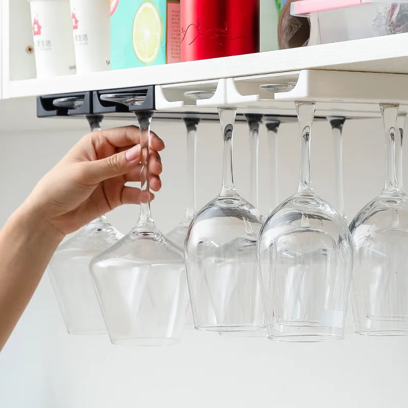Deslizamento do Vinho: Suporte para Copos de Vinho Sem Perfuração